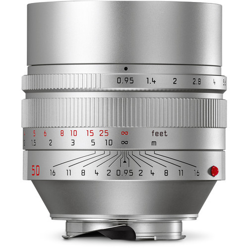 Leica Noctilux-M 50mm f/0.95 ASPH Lens Silver