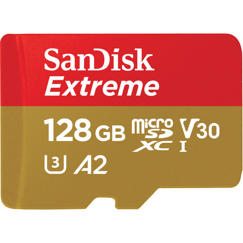 Sandisk Extreme A2 128GB (U3) V30 160mbs MicroSD