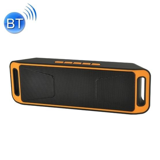 SC208 Multifunctional Card Music Playback Bluetooth Speaker(Orange)