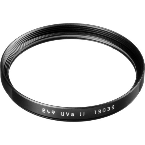 Leica E49 UVa II Lens Filter (Black)