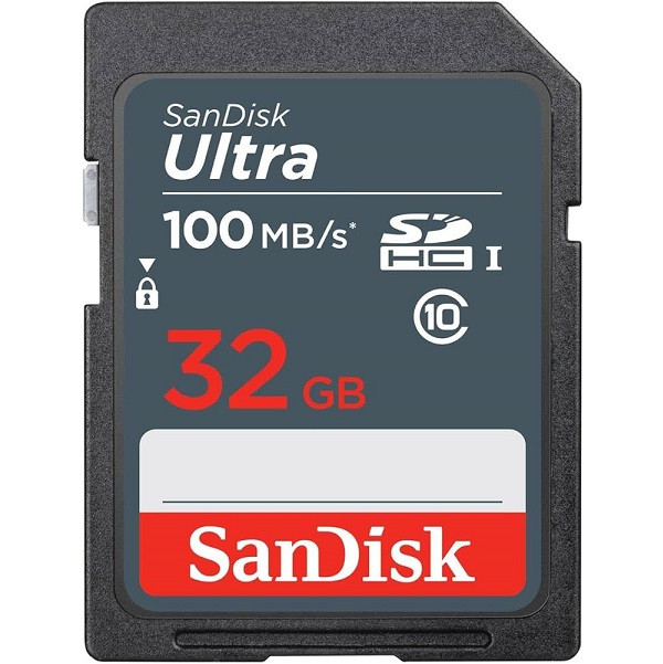 Sandisk Ultra 32GB 100MB/s Class 10 SDXC UHS-I