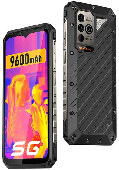 Ulefone Power Armor 18T 5G Rugged Phone Dual Sim 256GB Black (12GB RAM)
