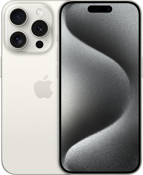 Apple iPhone 15 Pro 5G A3104 128GB White Titanium (Dual Nano Sim)