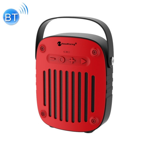 NewRixing NR-4014 Outdoor Portable Hand-held Bluetooth Speaker Red