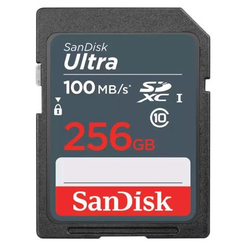 Sandisk Ultra 256GB 100MB/s Class 10 SDXC UHS-I