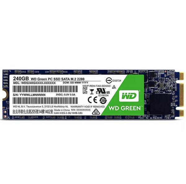 Western Digital SSD 240GB M.2 2280 WDS240G2G0B