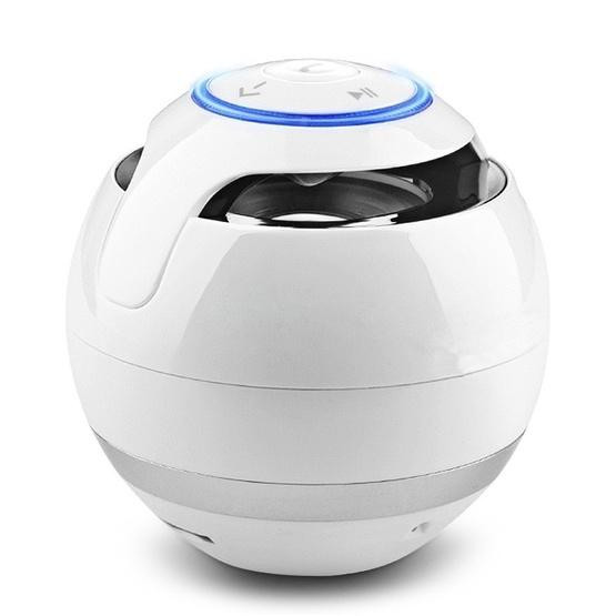 T&G A18 Ball Bluetooth Speaker with LED Light White