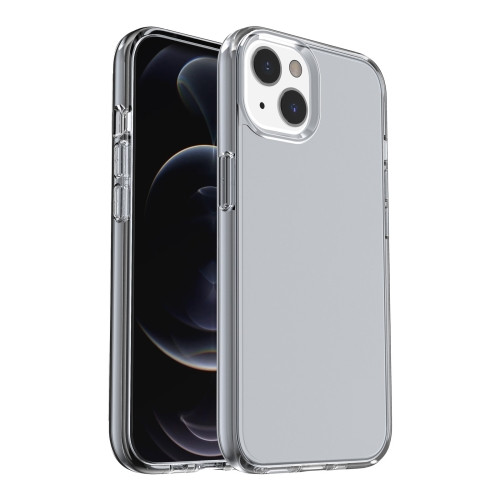 Shockproof Terminator Style Transparent Protective Case for iPhone 13 (Grey)