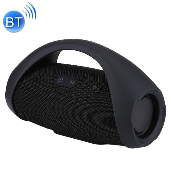 BOOMS BOX MINI E10 Splash-proof Portable Bluetooth V3.0 Stereo Speaker with Handle(Black)