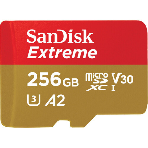 Sandisk Extreme A2 256GB (U3) V30 190MB/s MicroSD
