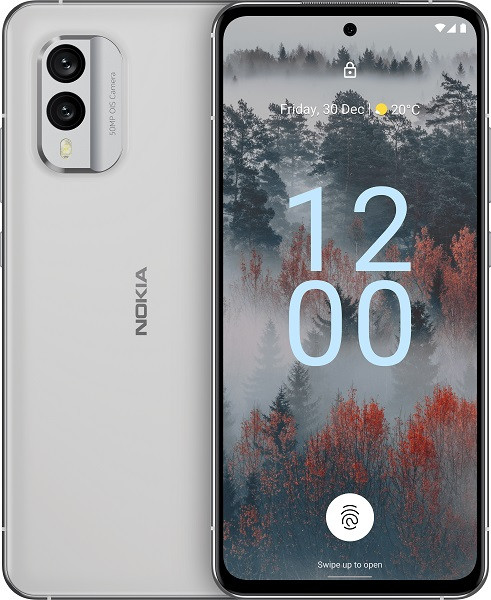Nokia X30 5G TA-1450 Dual Sim 256GB Ice White (8GB RAM)