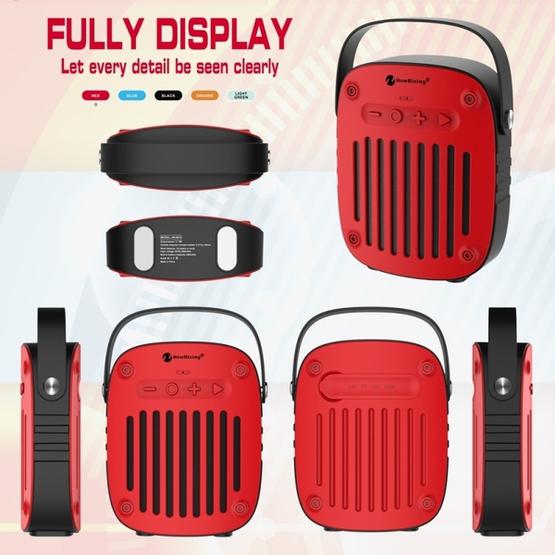 NewRixing NR-4014 Outdoor Portable Hand-held Bluetooth Speaker Blue