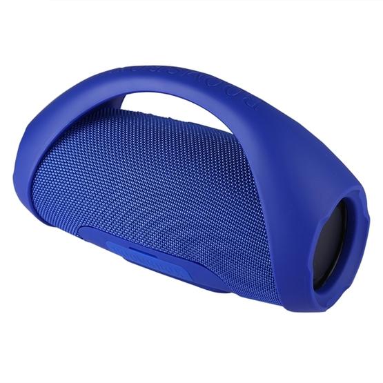 BOOMS BOX MINI E10 Splash-proof Portable Bluetooth V3.0 Stereo Speaker with Handle(Blue)