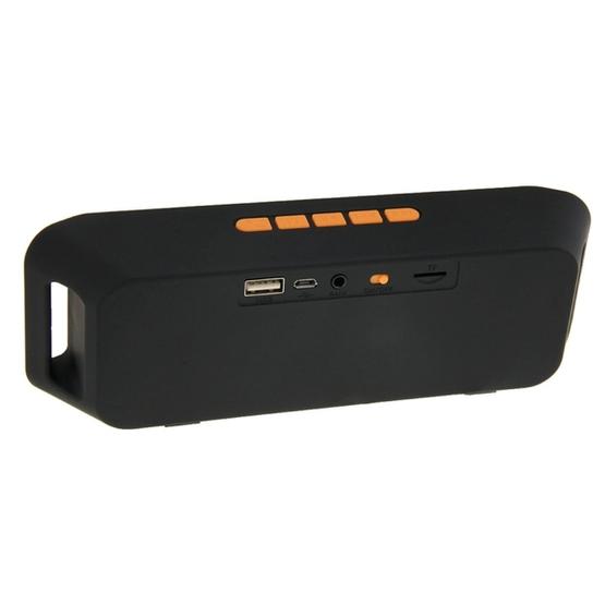 Portable Stereo Wireless Bluetooth Music Speaker(Orange)