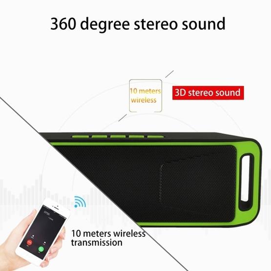 SC208 Multifunctional Card Music Playback Bluetooth Speaker(Red)