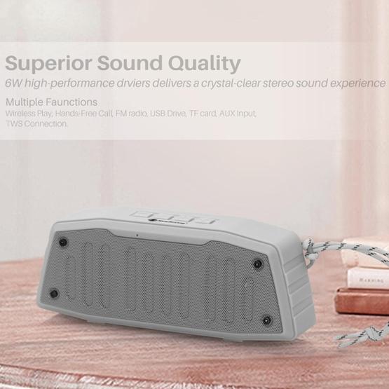 NewRixing NR-4019 Outdoor Portable Bluetooth Speaker Red