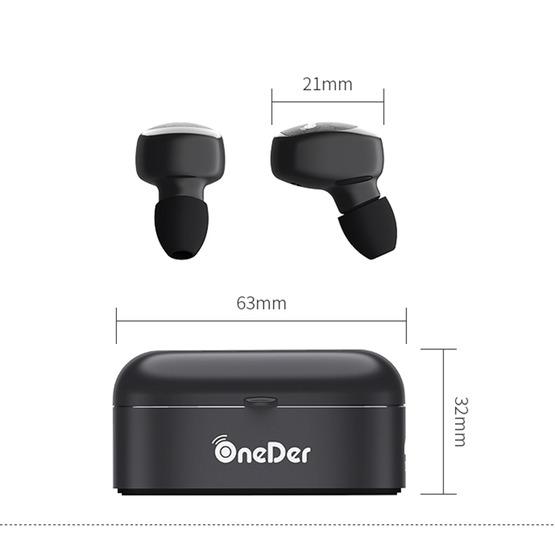 Oneder W11 True TWS Wireless Bluetooth Earphones Earbuds Stereo Headset Black