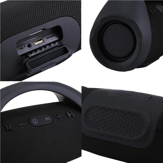 BOOMS BOX MINI E10 Splash-proof Portable Bluetooth V3.0 Stereo Speaker with Handle(Black)