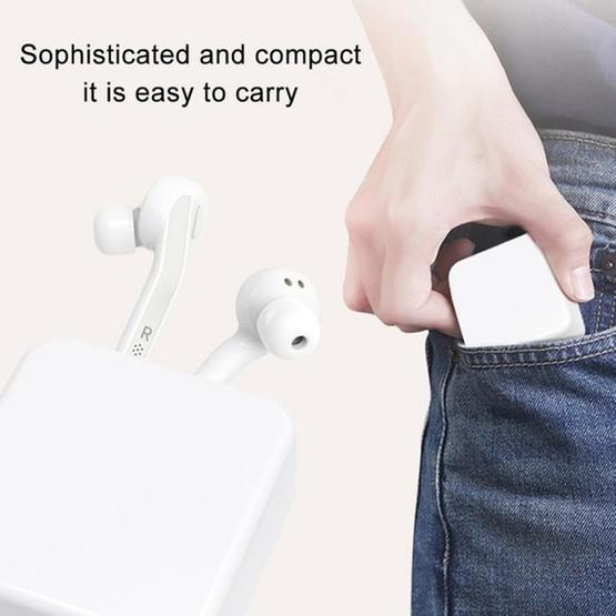 T-88 TWS Bluetooth V5.0 Wireless Stereo Earphones with Magnetic Charging Box (White)